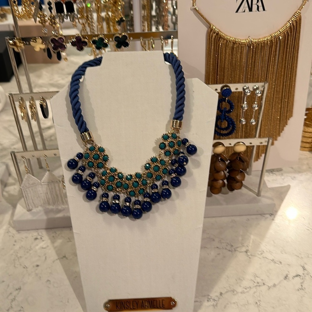 Banana Republic blue costume jewelry